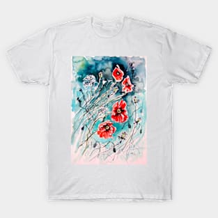 Playful poppies T-Shirt